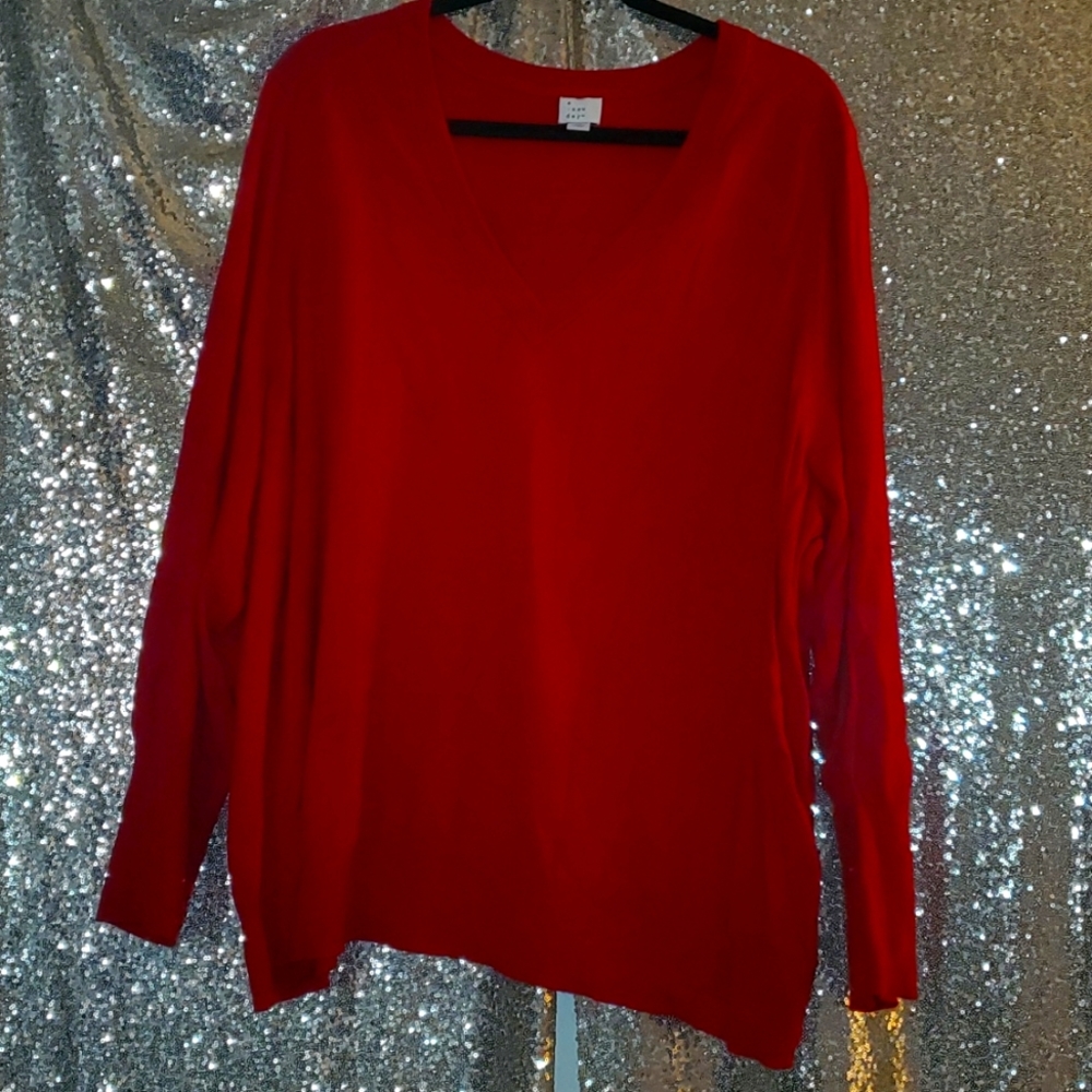 V-neck sweater